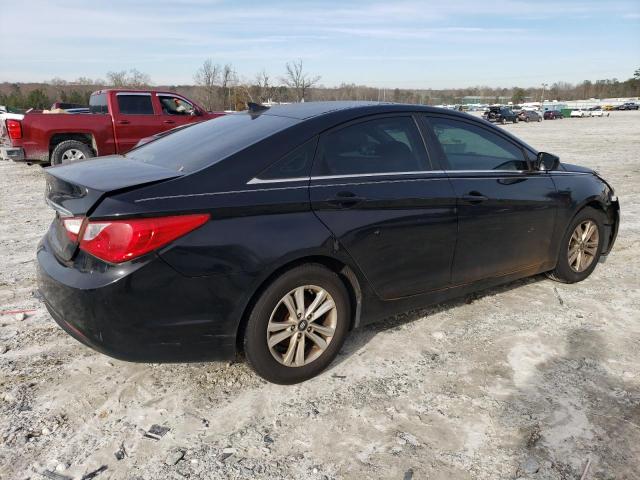 5NPEB4AC8DH635153 - 2013 HYUNDAI SONATA GLS BLACK photo 3