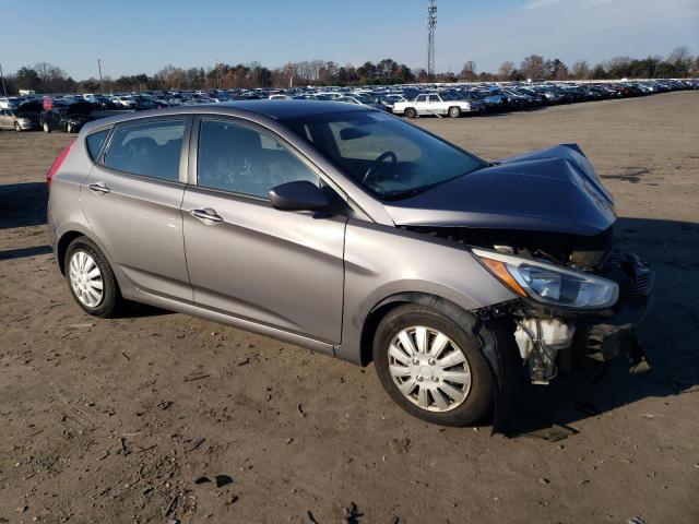 KMHCT5AEXFU224255 - 2015 HYUNDAI ACCENT GS GRAY photo 4