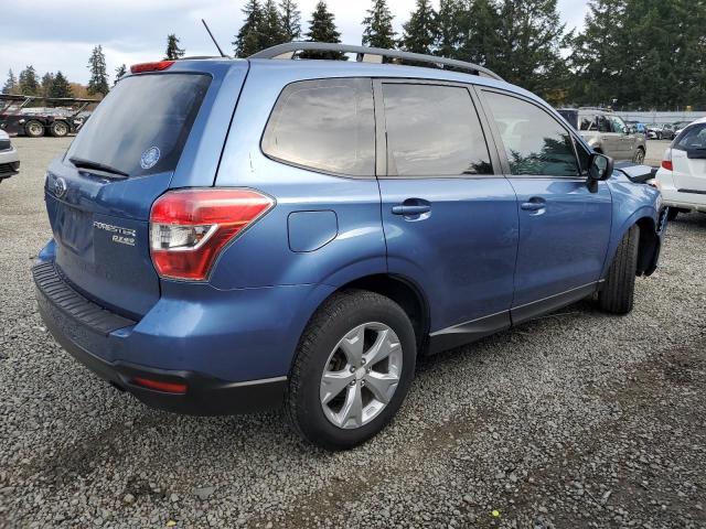 JF2SJABC1FH436693 - 2015 SUBARU FORESTER 2.5I BLUE photo 3