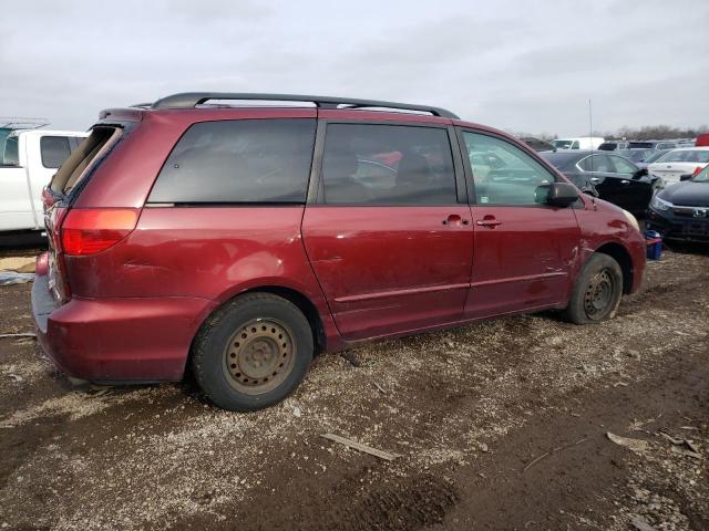 5TDZA23C84S049696 - 2004 TOYOTA SIENNA CE MAROON photo 3