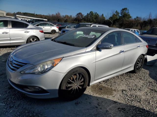 5NPEC4AB1EH900145 - 2014 HYUNDAI SONATA SE SILVER photo 1