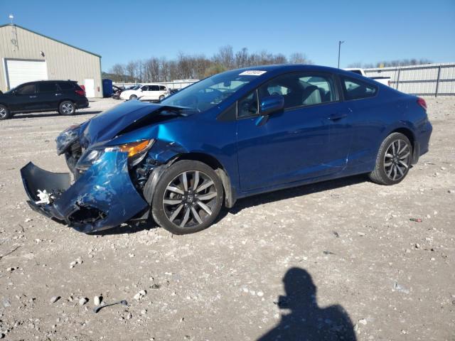 2HGFG3B07FH506516 - 2015 HONDA CIVIC EXL ლურჯი ფოტო 1