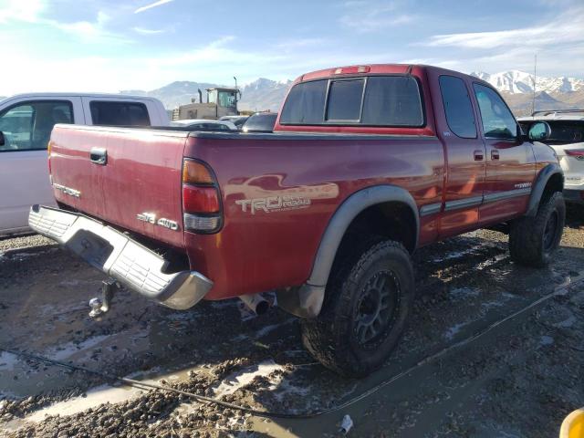 5TBBT44151S148629 - 2001 TOYOTA TUNDRA ACCESS CAB ბურგუნდია ფოტო 3