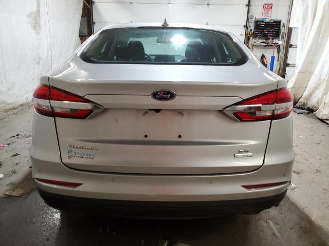 3FA6P0HD7KR228387 - 2019 FORD FUSION SE SILVER photo 6