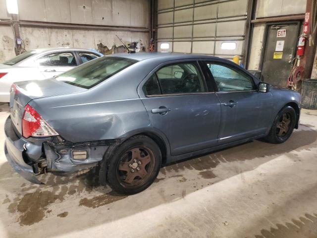 3FAHP0HA1BR266647 - 2011 FORD FUSION SE BLUE photo 3