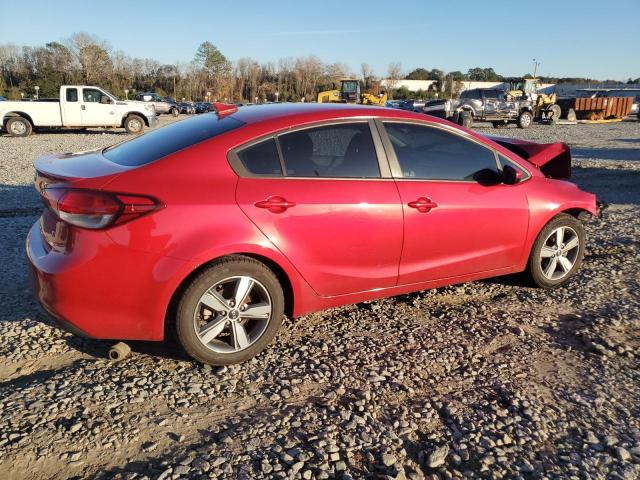 3KPFL4A71JE186788 - 2018 KIA FORTE LX BURGUNDY photo 3