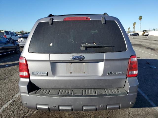 1FMCU49H98KE73943 - 2008 FORD ESCAPE HEV GRAY photo 6