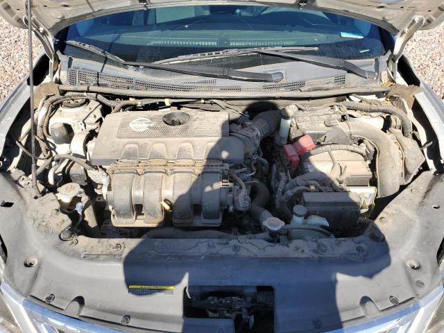 3N1AB7APXDL776134 - 2013 NISSAN SENTRA S SILVER photo 11