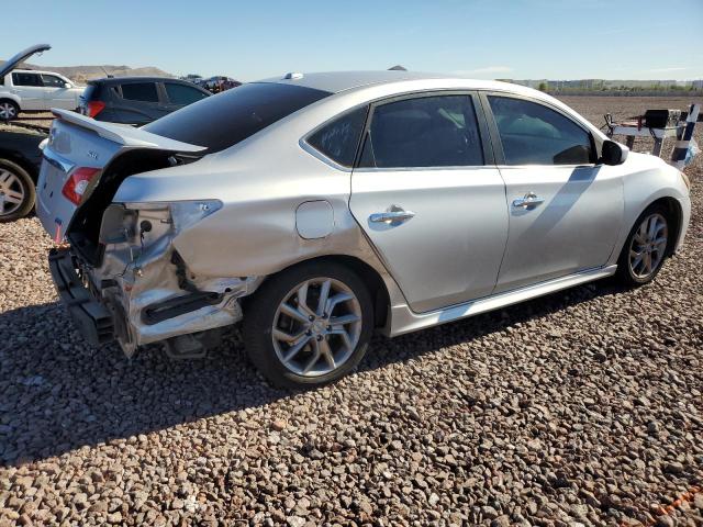 3N1AB7APXDL776134 - 2013 NISSAN SENTRA S SILVER photo 3