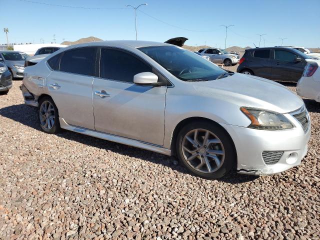 3N1AB7APXDL776134 - 2013 NISSAN SENTRA S SILVER photo 4