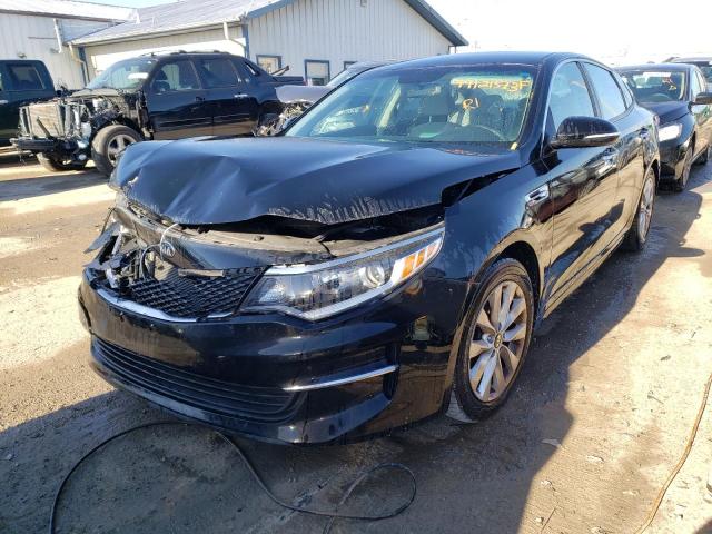 5XXGT4L3XJG265821 - 2018 KIA OPTIMA LX BLACK photo 1