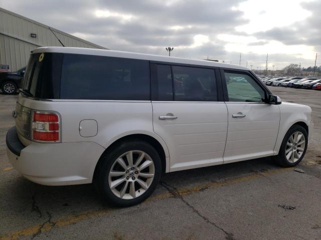 2FMHK6DC6BBD14317 - 2011 FORD FLEX LIMITED WHITE photo 3