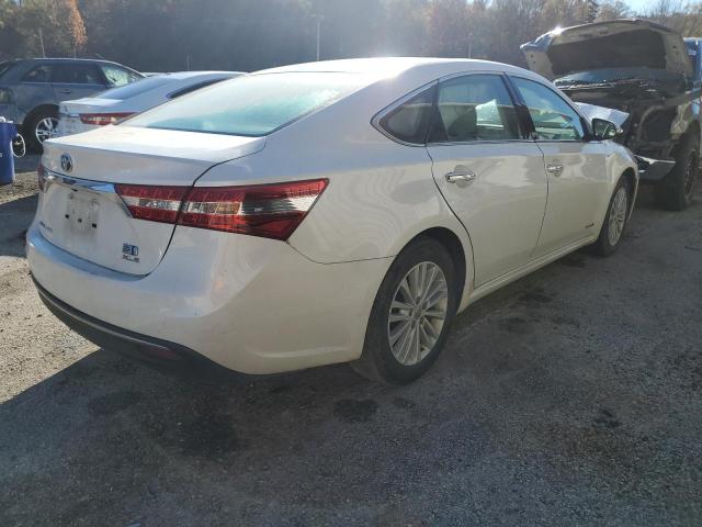 4T1BD1EB5EU021919 - 2014 TOYOTA AVALON HYBRID WHITE photo 3