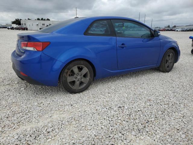 KNAFU6A28A5118011 - 2010 KIA FORTE EX BLUE photo 3