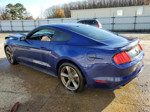 1FA6P8AM5F5329221 - 2015 FORD MUSTANG BLUE photo 2