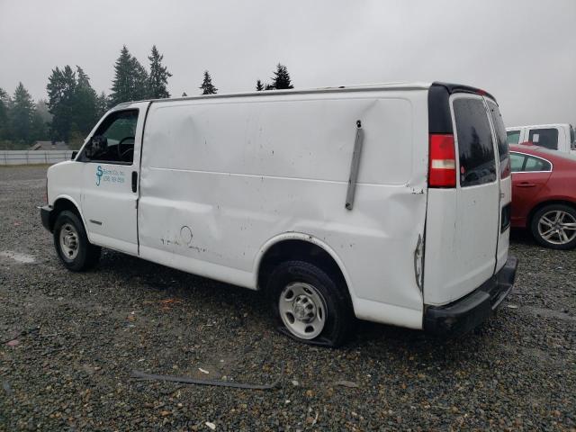 1GCHG35V161118873 - 2006 CHEVROLET EXPRESS G3 WHITE photo 2