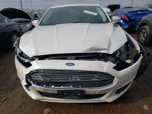 3FA6P0K92GR131223 - 2016 FORD FUSION TITANIUM WHITE photo 5