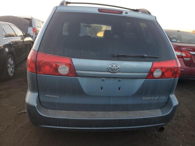 5TDZA22C96S495764 - 2006 TOYOTA SIENNA XLE BLUE photo 6