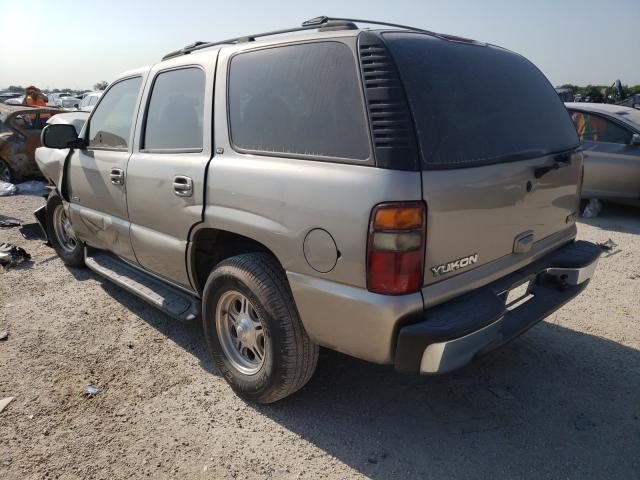 1GKEC13V22R187383 - 2002 GMC YUKON GRAY photo 3