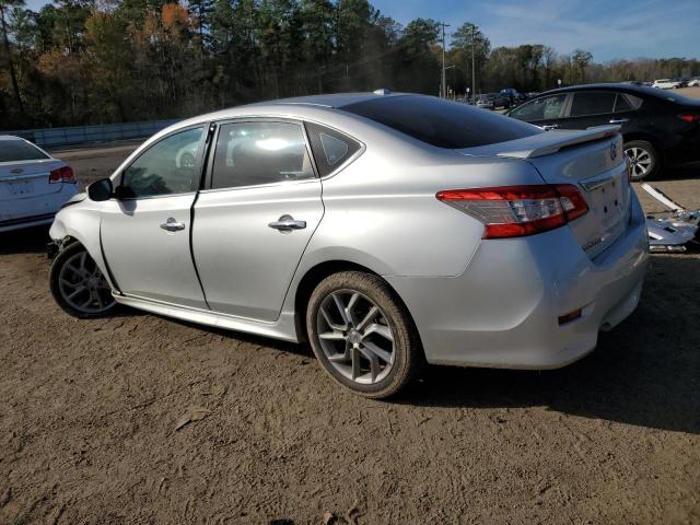 3N1AB7AP8EY314109 - 2014 NISSAN SENTRA S SILVER photo 2