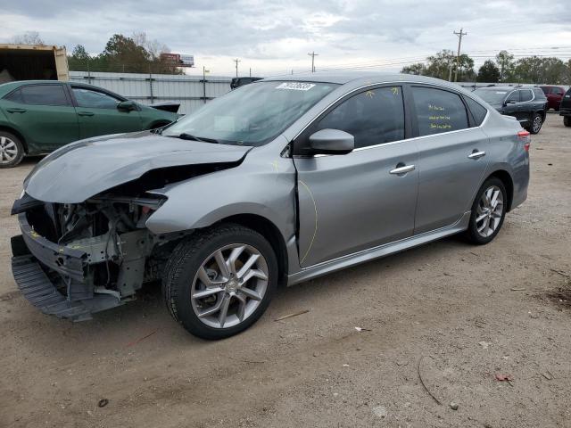 3N1AB7AP6DL648389 - 2013 NISSAN SENTRA S GRAY photo 1