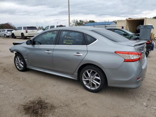 3N1AB7AP6DL648389 - 2013 NISSAN SENTRA S GRAY photo 2