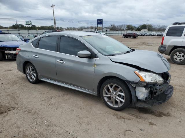 3N1AB7AP6DL648389 - 2013 NISSAN SENTRA S GRAY photo 4