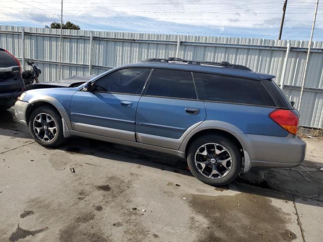 4S4BP68C664322645 - 2006 SUBARU LEGACY OUTBACK 2.5 XT BLUE photo 2