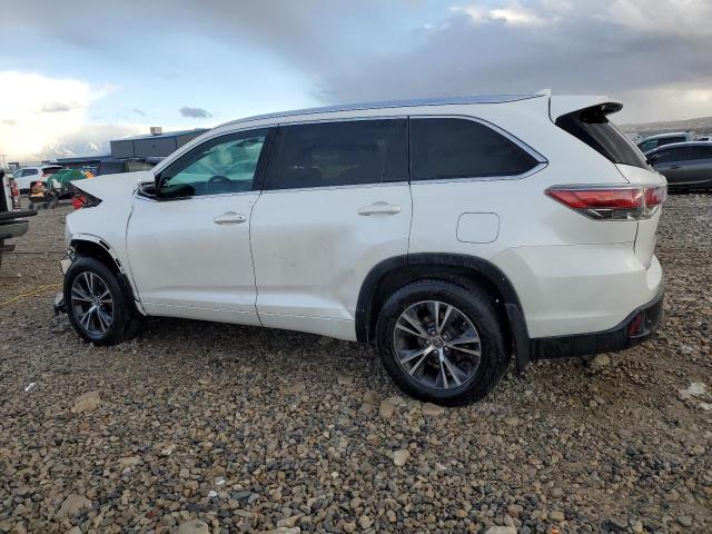 5TDJKRFH7GS269796 - 2016 TOYOTA HIGHLANDER XLE 白色 照片 2