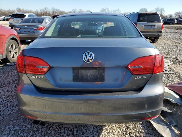 3VWDZ7AJ9BM303606 - 2011 VOLKSWAGEN JETTA SE GRAY photo 6