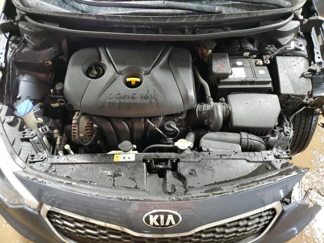 KNAFX4A65G5532340 - 2016 KIA FORTE LX BLUE photo 11