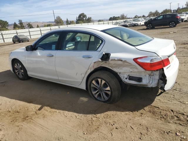 1HGCR2F30EA039013 - 2014 HONDA ACCORD LX WHITE photo 2