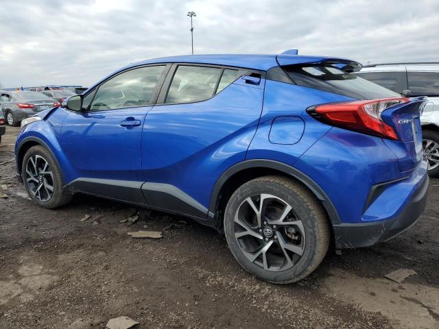 JTNKHMBX4K1040593 - 2019 TOYOTA C-HR XLE BLUE photo 2