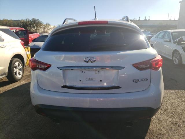 JN8CS1MU9GM130277 - 2016 INFINITI QX70 WHITE photo 6