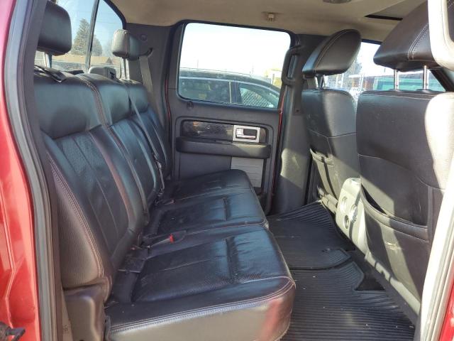 1FTPW14V99KA69537 - 2009 FORD F150 SUPERCREW MAROON photo 10