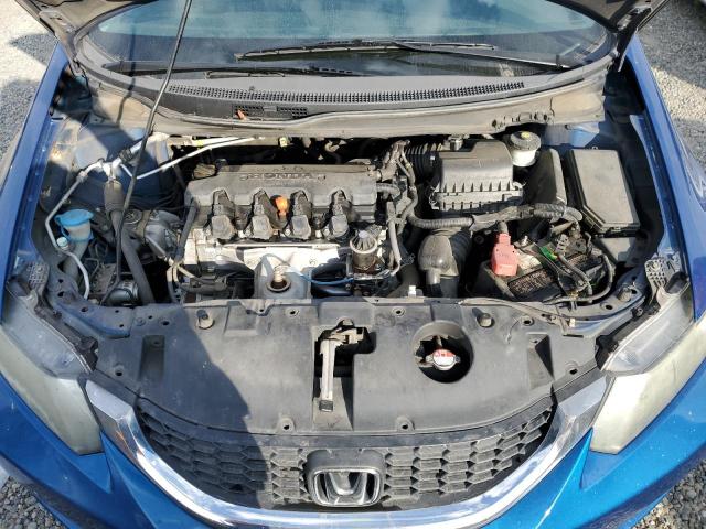 19XFB2F59EE221291 - 2014 HONDA CIVIC LX BLUE photo 11