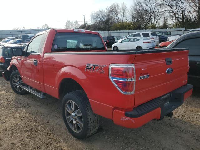 1FTMF1EF7EKD09303 - 2014 FORD F150 RED photo 2