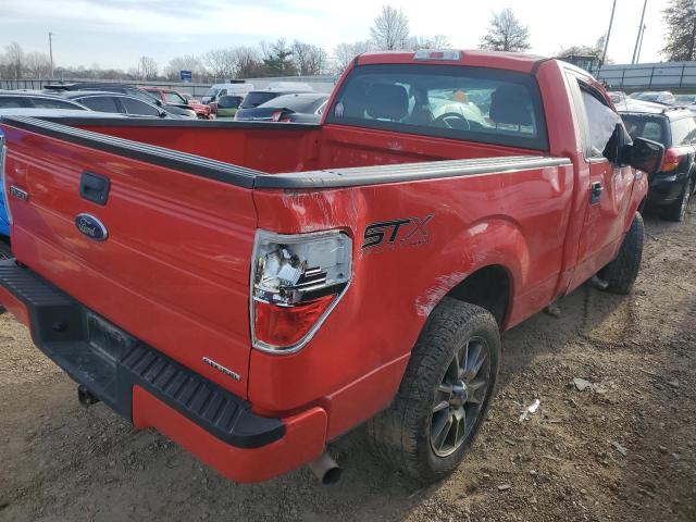 1FTMF1EF7EKD09303 - 2014 FORD F150 RED photo 3