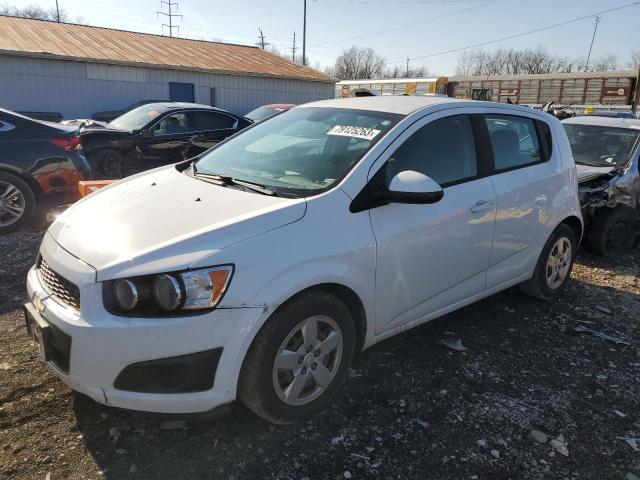 1G1JA6SH1D4188851 - 2013 CHEVROLET SONIC LS WHITE photo 1