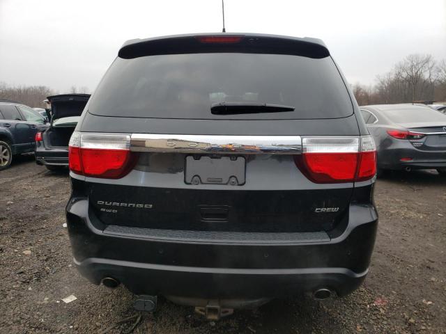 1C4SDJDT9DC563074 - 2013 DODGE DURANGO CREW BLACK photo 6