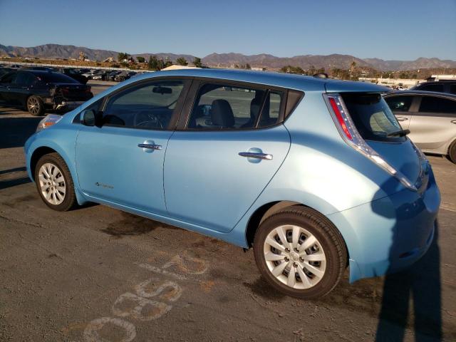 1N4AZ0CP3FC320770 - 2015 NISSAN LEAF S BLUE photo 2