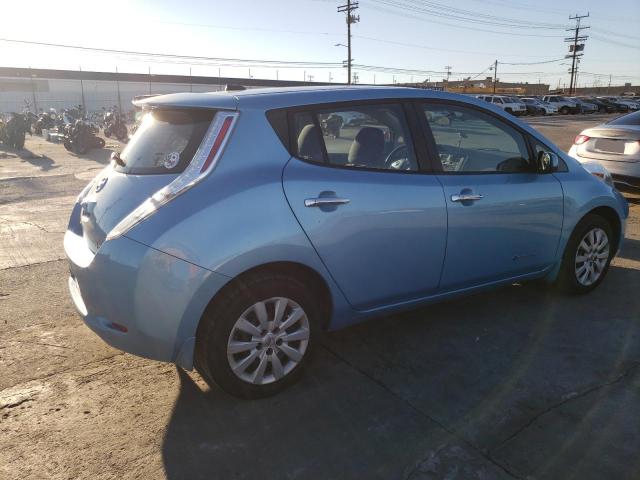 1N4AZ0CP3FC320770 - 2015 NISSAN LEAF S BLUE photo 3