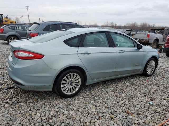 3FA6P0LU3DR176802 - 2013 FORD FUSION SE HYBRID BLUE photo 3