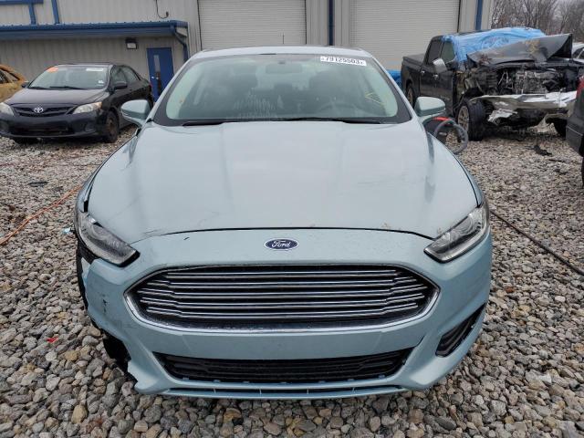 3FA6P0LU3DR176802 - 2013 FORD FUSION SE HYBRID BLUE photo 5