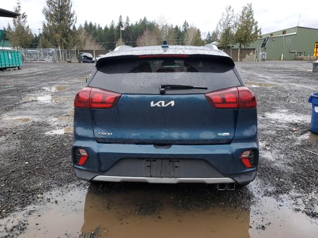 KNDCB3LC1N5507188 - 2022 KIA NIRO LX BLUE photo 6