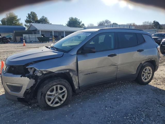 3C4NJCAB4HT643504 - 2017 JEEP COMPASS SPORT SILVER photo 1