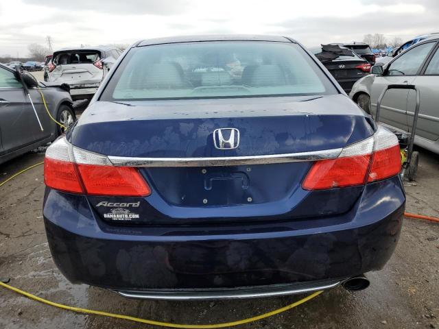 1HGCR2F35FA008373 - 2015 HONDA ACCORD LX BLUE photo 6