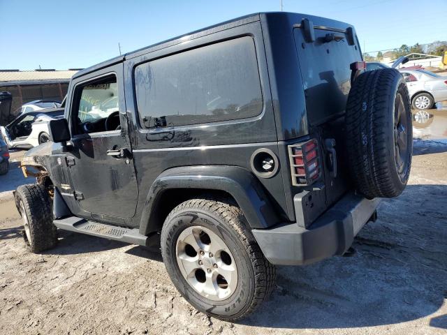 1C4AJWBG5EL159763 - 2014 JEEP WRANGLER SAHARA BLACK photo 2