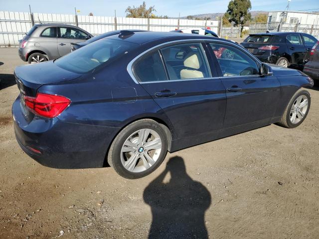 WBA8B9C34HK886327 - 2017 BMW 330 I BLUE photo 3