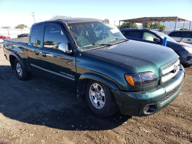 5TBRT34113S369625 - 2003 TOYOTA TUNDRA ACCESS CAB SR5 GREEN photo 4